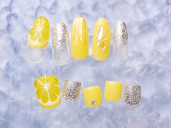 モンスリール 麻布十番(Mon Sourire)/マグネット&ラメ プッチネイル