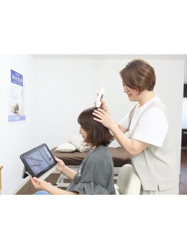 ヘッドスパで癒されたい