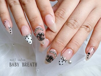 ベイビーブレス(BABY BREATH)/持ち込み☆ドットネイル
