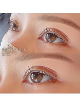 マール そごう千葉店(MAHR)の写真/《似合わせまつげパーマ(上)＋美眉スタイリング￥11,960》お目元が一気に垢抜け！/初回～3回目まで同価格