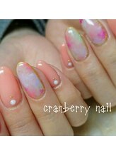 クランベリーネイル(cranberry nail)/ハンドデザイン