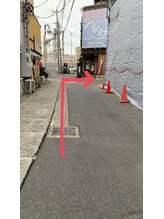 アンベリール(Embellir)/駅からお店までの道