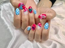 リアンジェ(Lianje)/ミニーちゃんネイル