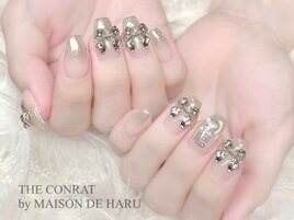 Silver nails.
