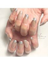オル('olu)/持ち込みネイル/ガラスフレンチ