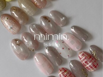 ミミン バイ フェリモ(mimin.by felimo)の写真/【トレンドの中にも貴方らしさを追求】豊富なカラーとハイセンスなデザインでうっとりする程可愛い指先へ。