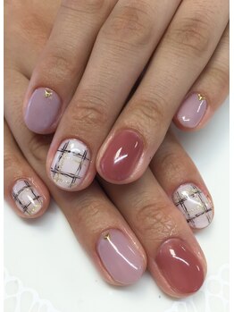 ヴィゼ(Vize)/手描きチェック★¥6500