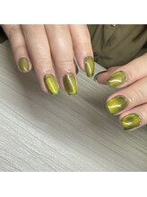 チャイ 大阪上本町店(chai)/緑ネイル