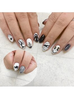 ハロウィンネイル