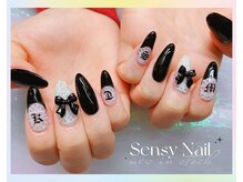 センシー ネイル スタジオ(Sensy Nail Studio)/持込デザイン 6本アート+パーツ
