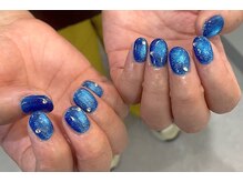 カルフールノア せんげん台店(carrefour Noa)/マグネットネイル＋パーツ追加