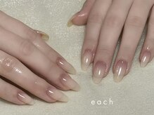 イーチ 烏丸御池(each)/花びらネイル×グラデーション