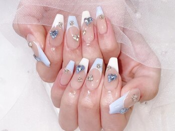 プリズム(PRISM)/フレンチキラキラワンホンネイル