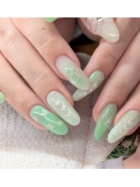 推し×春ネイル