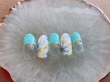 スパフーラ(Spa HULA)/パステルフレンチネイル