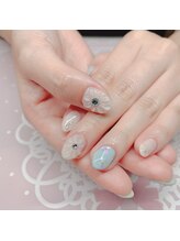 リマ(Lima)/ぷっくりフラワーネイル