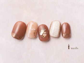 アイネイルズ 横浜EAST店(I-nails)/ピンクブラウンネイル