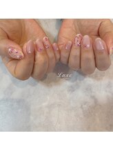 ネイルサロンリュクス (nailsalon Luxe)/押し花春デザイン