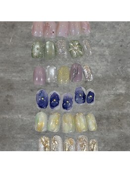 ハラジュクネイルズ(harajukunails)の写真/【選べる季節のトレンドデザインコース¥6800】太陽の光が差し込む、白を基調としたお洒落な店内で。