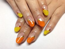 ラウト デコレーションアンドネイルサロン(Lauto Decoration&Nail Salon)/ななめフレンチネイル