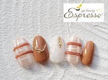 エスプレッソ アイビューティーアンドネイル 新百合ヶ丘店(Espresso)/チェックネイル　ぷっくりネイル