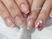 ラヴィン なんばスカイオ店(Lovin)/【パラジェル】ホワイトフレンチ