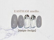 イーストハムアネーロネイル(EAST HAM anello nail)/定額シンプルデザイン