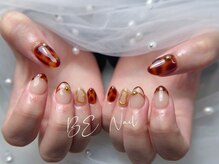 ビーネイル 新松戸(BE NAIL)/べっ甲ネイルです