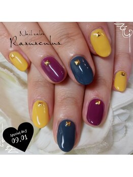 ラナンキュラス(Ranunculus)/しんぷる☆秋のワンカラー!