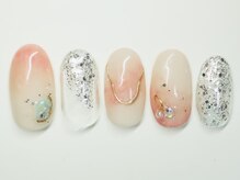 アンドシュシュネイル(&CHOU CHOU nail)/定額￥７９８０