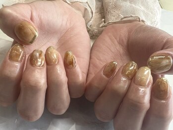 ヒスイ バイ アメイジング(Hisui by AMAZING)の写真/自爪に優しいルクジェル使用◎シンプルデザインがお好きな方やネイル初心者の方にも！魅せる指先へ♪