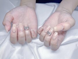 シンプル持ち込み　リボンパーツ