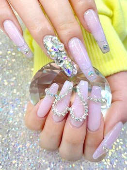 マイネイル 池袋(My Nail)の写真/華やかに魅せる!!トレンドデザインで魅せる指先☆業界トップクラスの技術でお客様の理想のネイルに♪