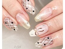 エクラ(eclat)/チェックとリボン