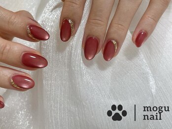 モグネイル(Mogunail)/11.12月定額Bガラスフレンチ