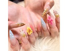 ネイルゼロワン 神戸(NAIL01)/リゾート夏ネイル