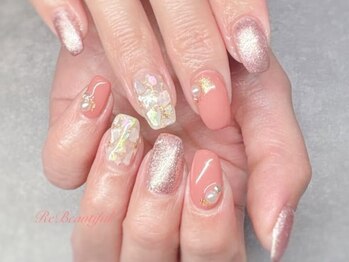 リ ビューティフル(Re Beautiful)の写真/気軽に楽しめる定額ネイルで、あなたの好みに合わせたデザインをお届けします!時短施術で忙しい方にも◎