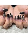 黒グラデーション♪シンプル