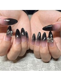 黒グラデーション♪シンプル