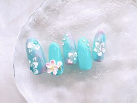 ハイビスカスネイル¥9980