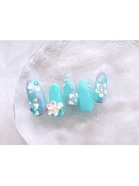 ハイビスカスネイル\9980