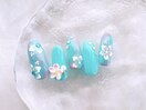 ハイビスカスネイル¥9980