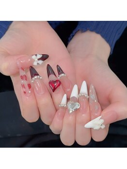 クイーンズビューティーサロン 歌舞伎町店(Queen's beauty salon)/チップ長さ出しアートやり放題