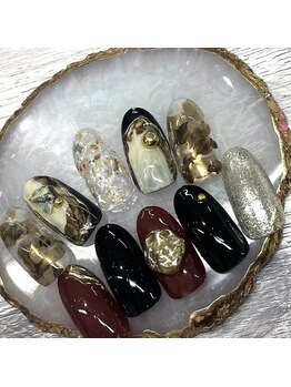ネイルクイーン(Nail Queen)/ニュアンスネイル¥9000♪