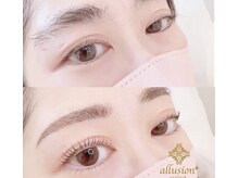 アリュージョン 草津店/眉毛アイブロウ×まつ毛パーマ