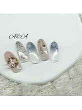 エーアンドエー 蕨店(A&A)/クリスマスリースネイル