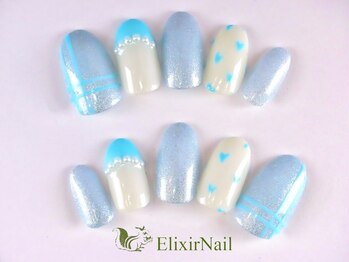 エリクサーネイル 渋谷(Elixir Nail)/定額aシンプル/クーポン使用