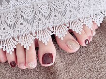 寺子屋ビューティーズ(寺子屋Beauty's)/秋でも可愛いキラキラフット