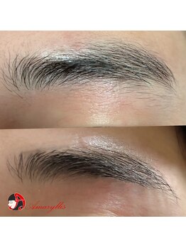 アマリリス なんば本店(Amaryllis)/【男性】眉毛Waxのお仕上がり♪