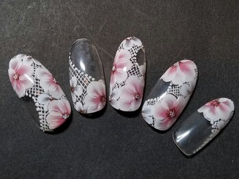 ネイルサロンシャネイル/春ネイル